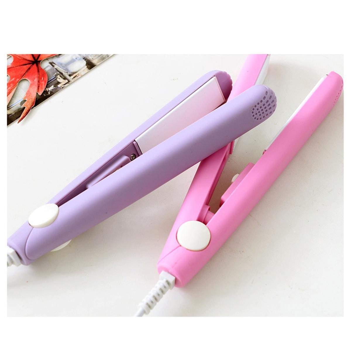 Mini Small Hair Straightener Student Mini Crystal