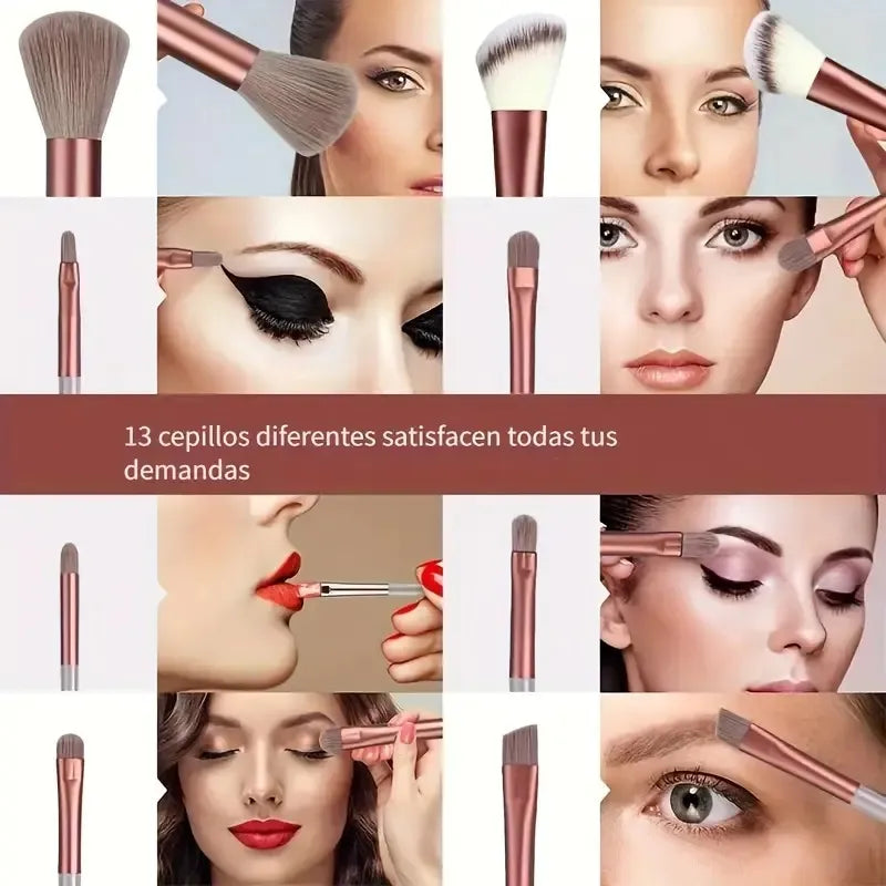13 Pcs Makeup Brush Set