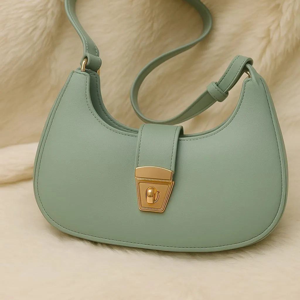 Trendy Hobo Style Shoulder Bag for Women – Soft Leather, Casual & Stylish