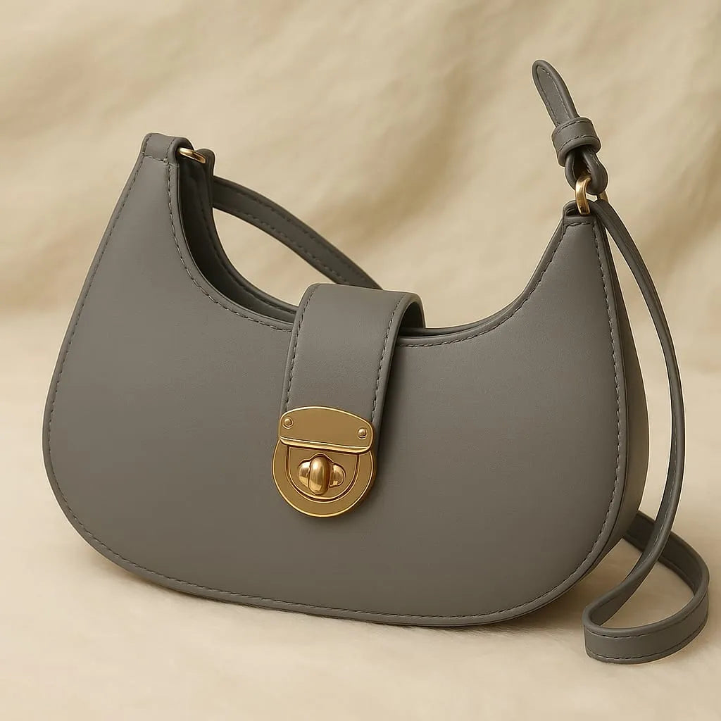 Trendy Hobo Style Shoulder Bag for Women – Soft Leather, Casual & Stylish