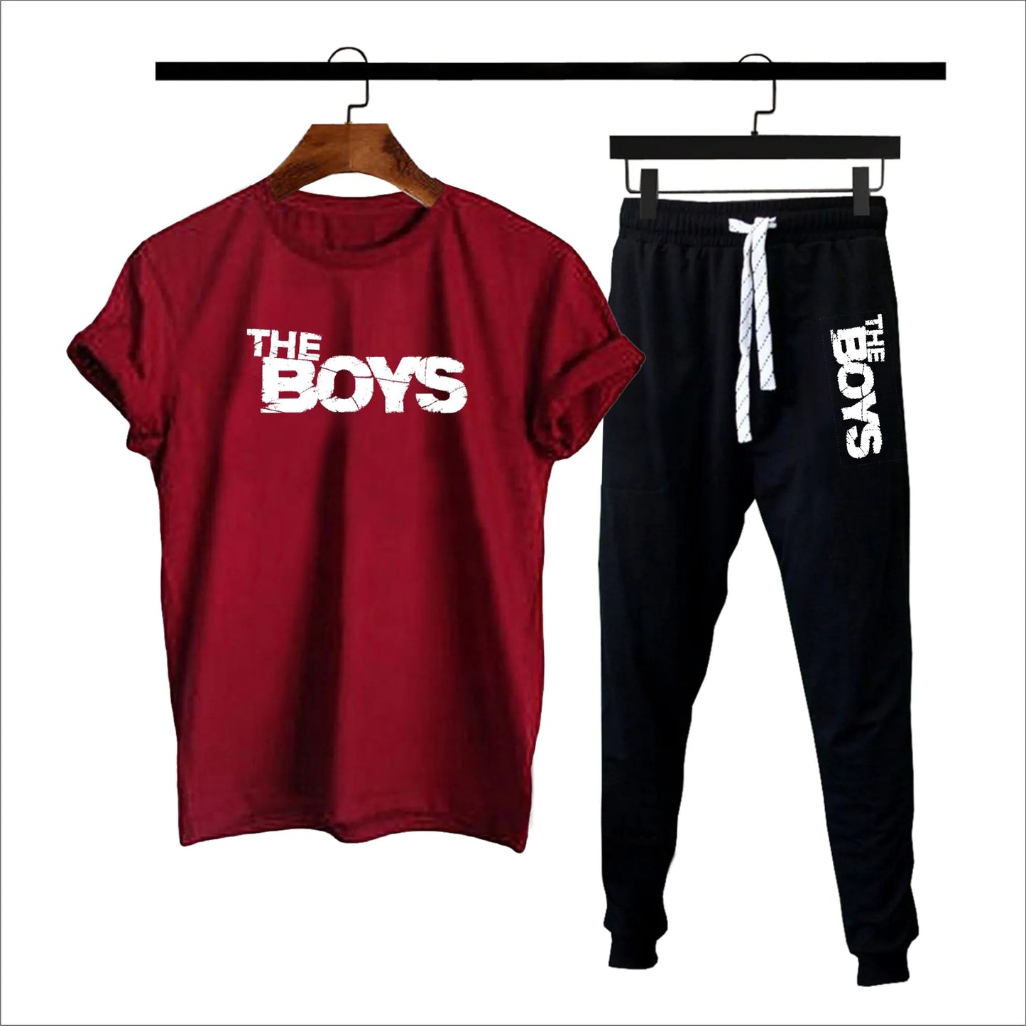 Yellow & black The boys printed summer tracksuit for men
