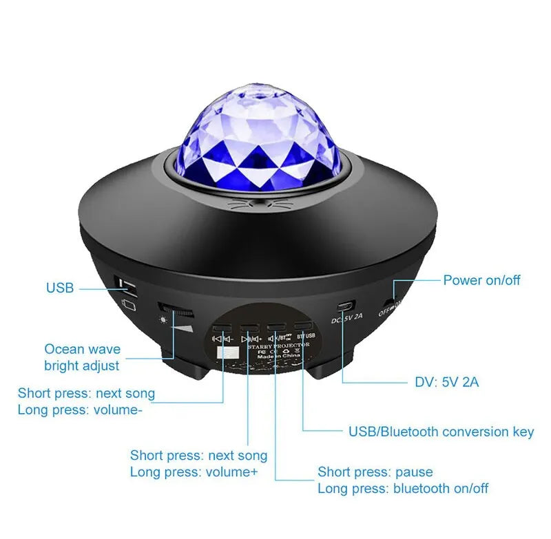 Galaxy projector Starry Light Projector Lamp