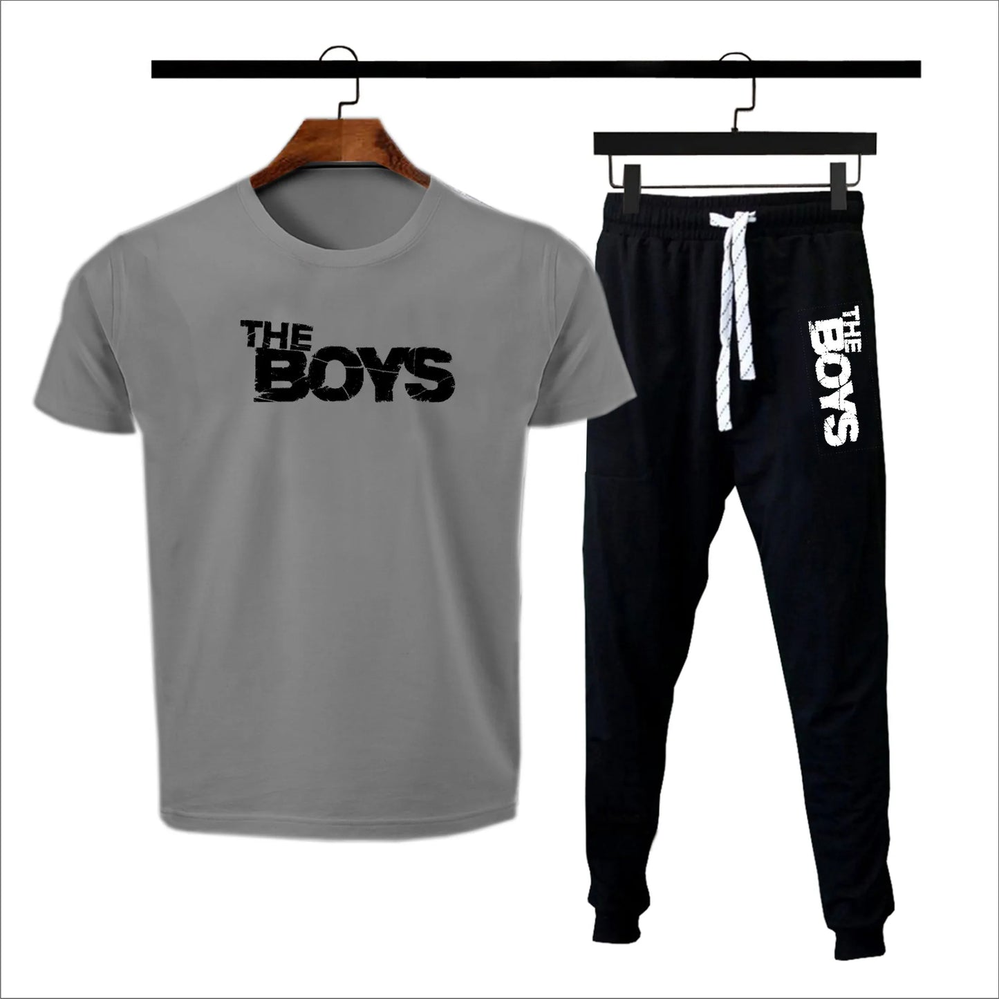 Yellow & black The boys printed summer tracksuit for men