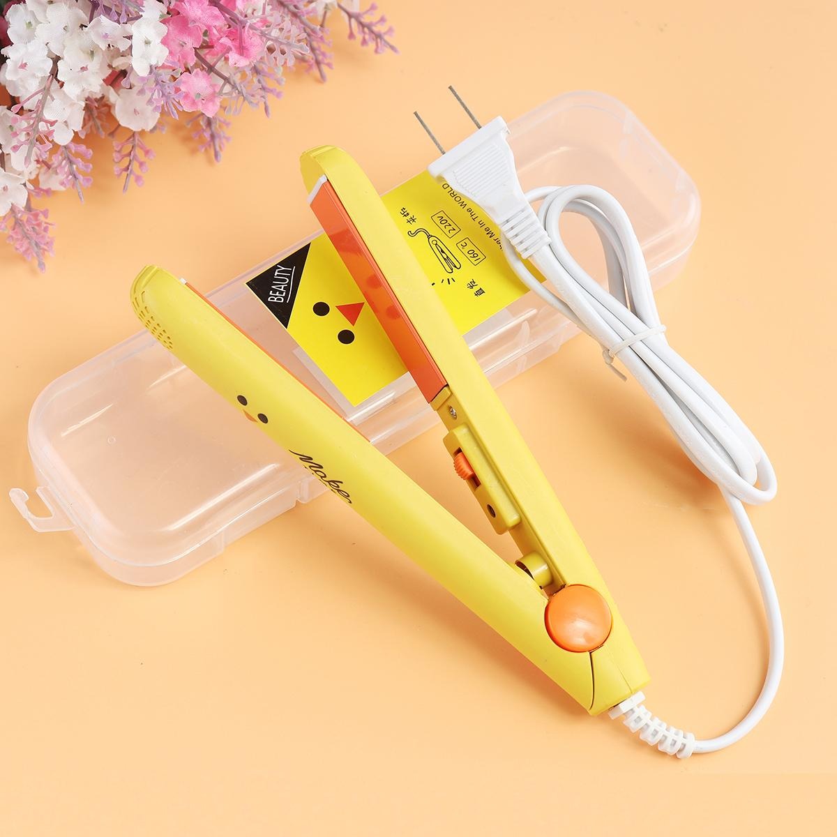Mini Small Hair Straightener Student Mini Crystal